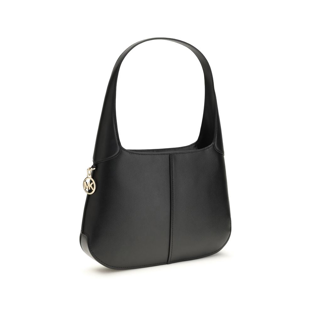 Michael Kors Black Calf Leather Bos Taurus Shoulder Bag | Regal Royce
