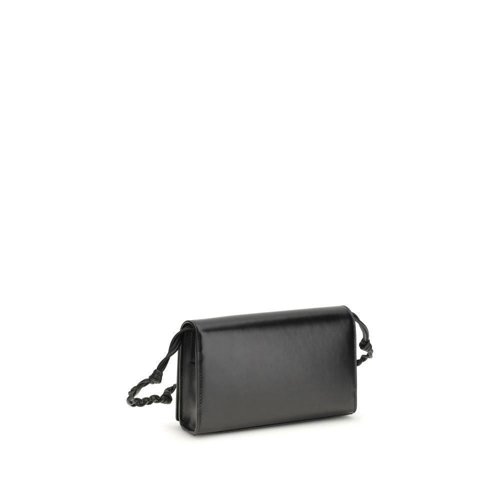 Jil Sander Black Calf Leather Bos Taurus Wallet | Regal Royce