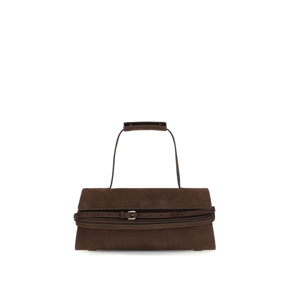Moschino Brown Calf Leather Bos Taurus Shoulder Bag | Regal Royce