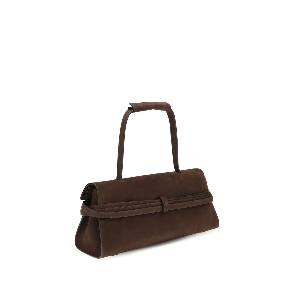 Moschino Brown Calf Leather Bos Taurus Shoulder Bag | Regal Royce