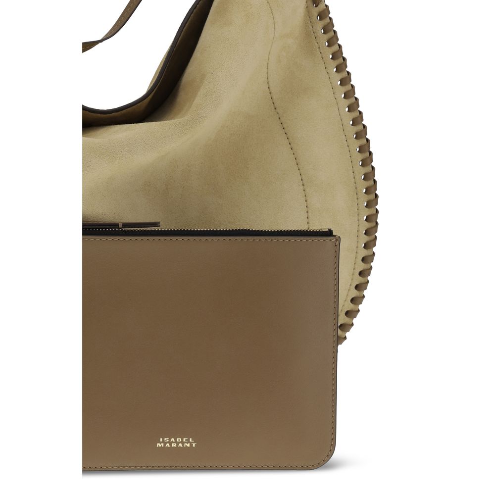 Isabel Marant Beige Calf Leather Bos Taurus Shoulder Bag | Regal Royce