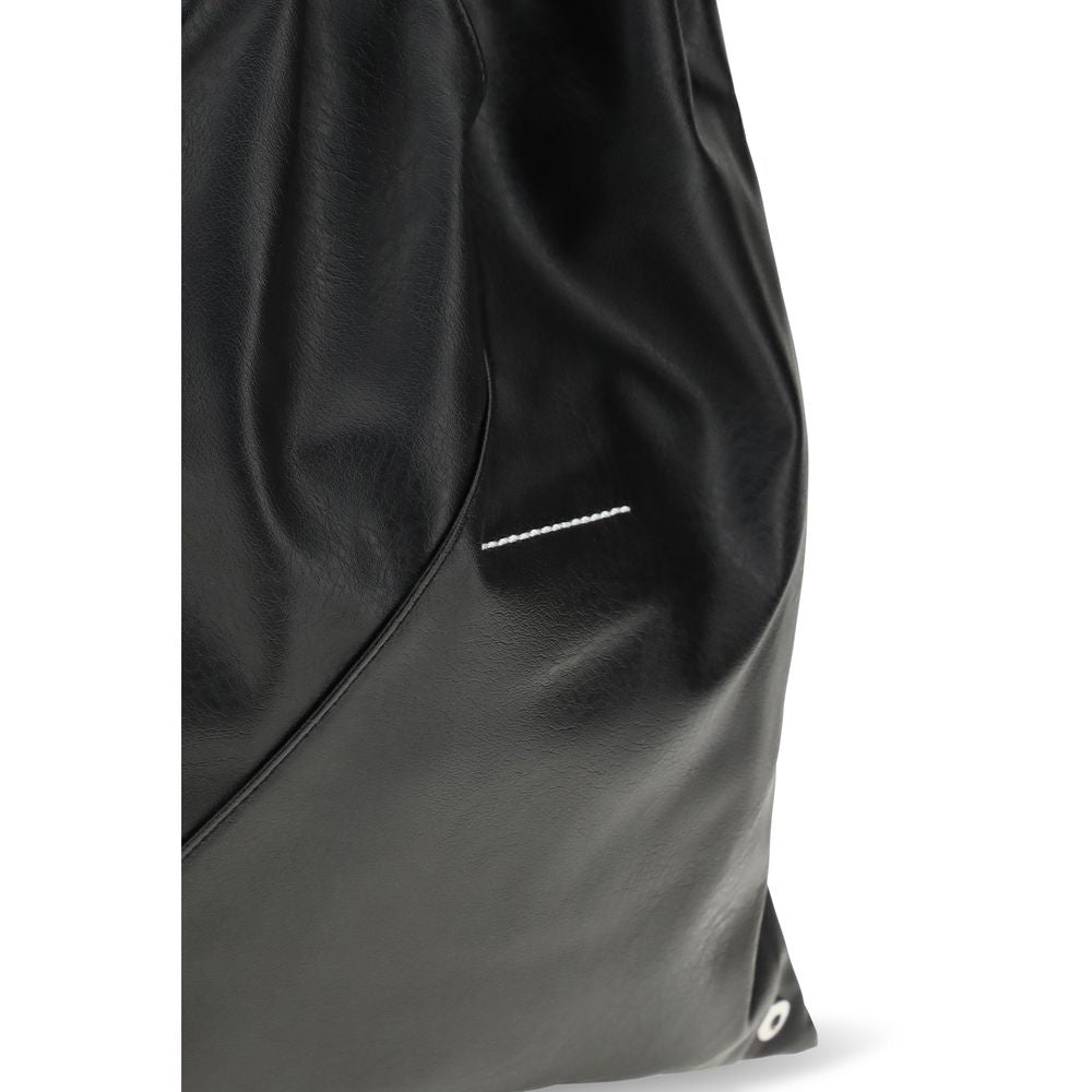 MM6 Black Polyethylene Handbag | Regal Royce