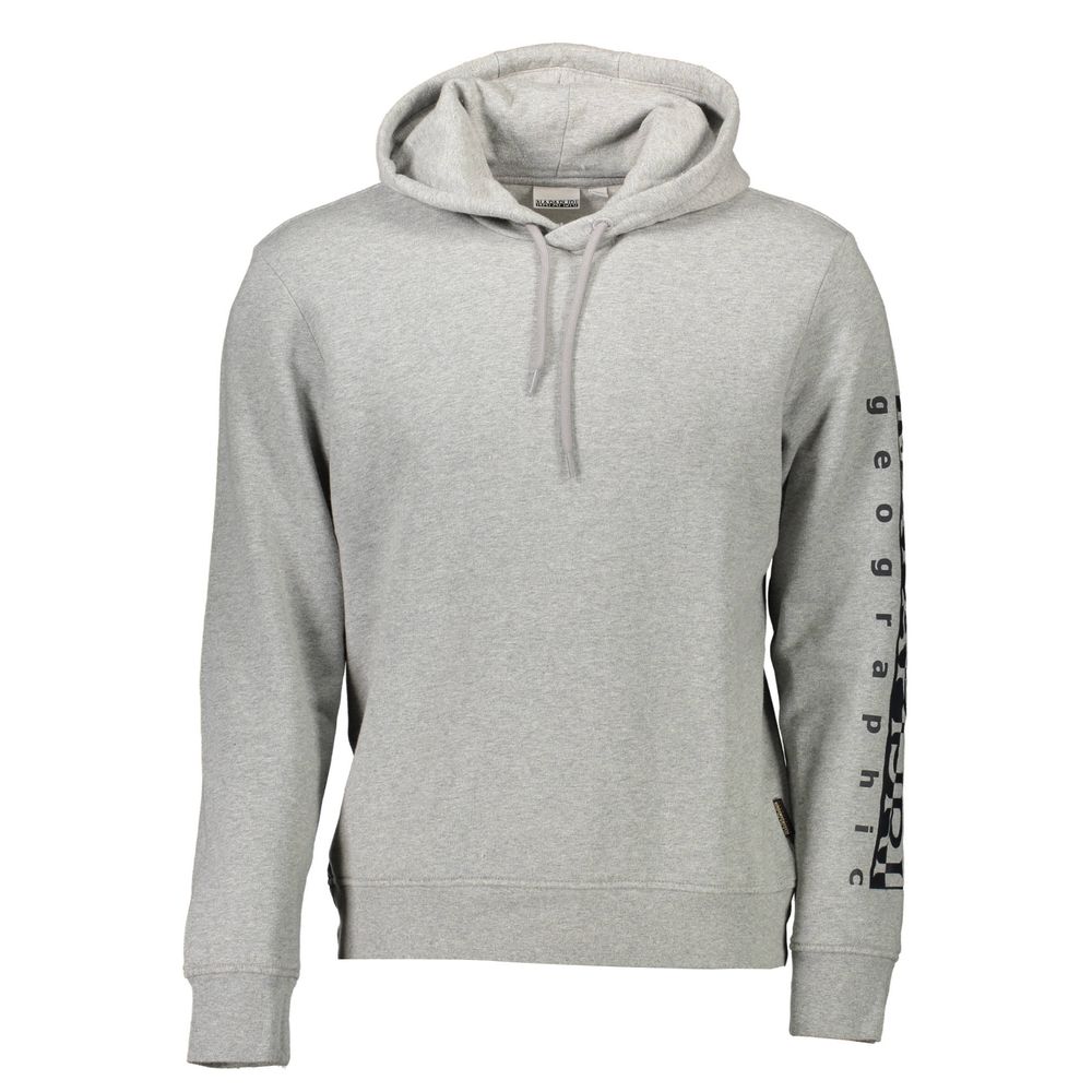Napapijri Gray Cotton Men Sweater | Regal Royce