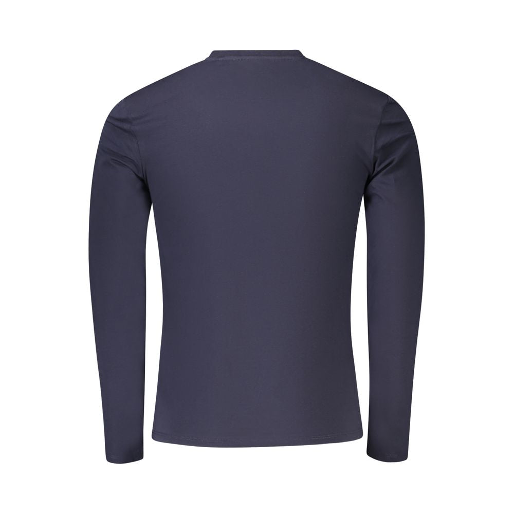 Guess Jeans Blue Organic Cotton Men T-Shirt | Regal Royce