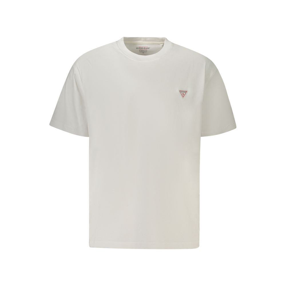 Guess Jeans Bianco Organic Cotton Men's T-Shirt | Regal Royce
