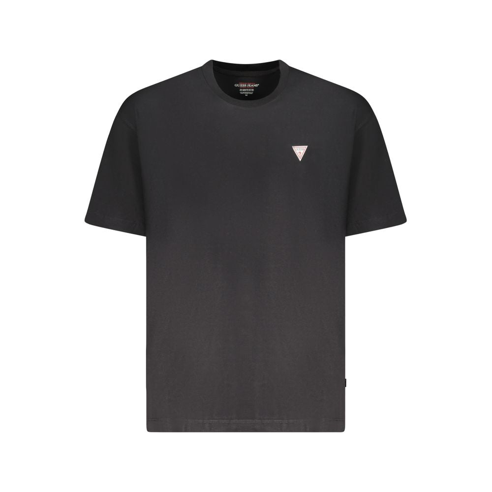 Guess Jeans Nero Cotton Mens T-Shirt | Regal Royce