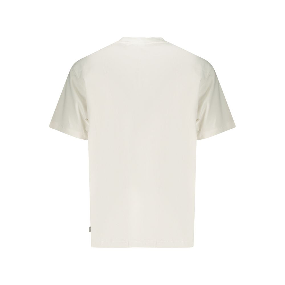 Guess Jeans White Cotton Men T-Shirt | Regal Royce