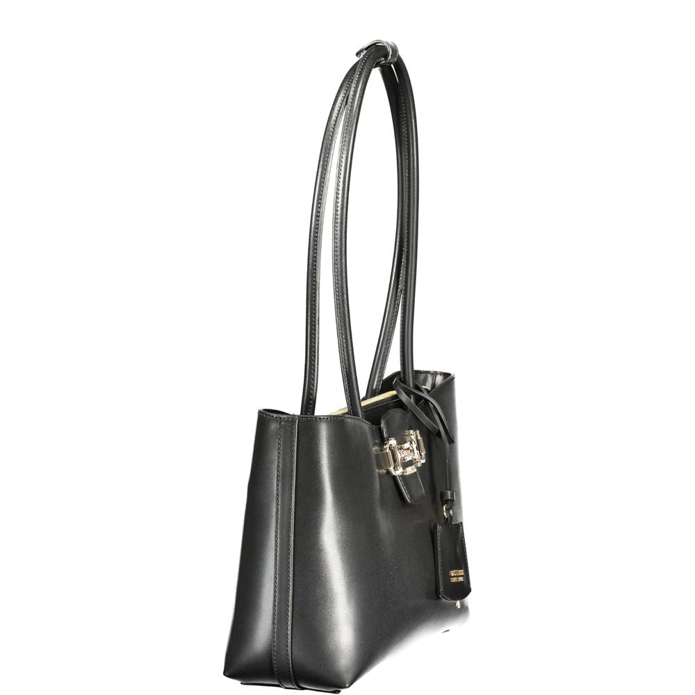 Guess Jeans Nero Poliuretano Woman Handbag | Regal Royce
