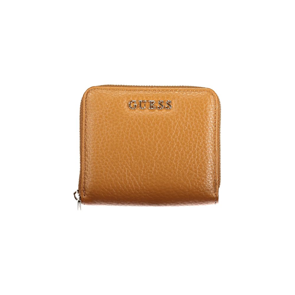Guess Jeans Marrone Poliuretano Female Wallet | Regal Royce