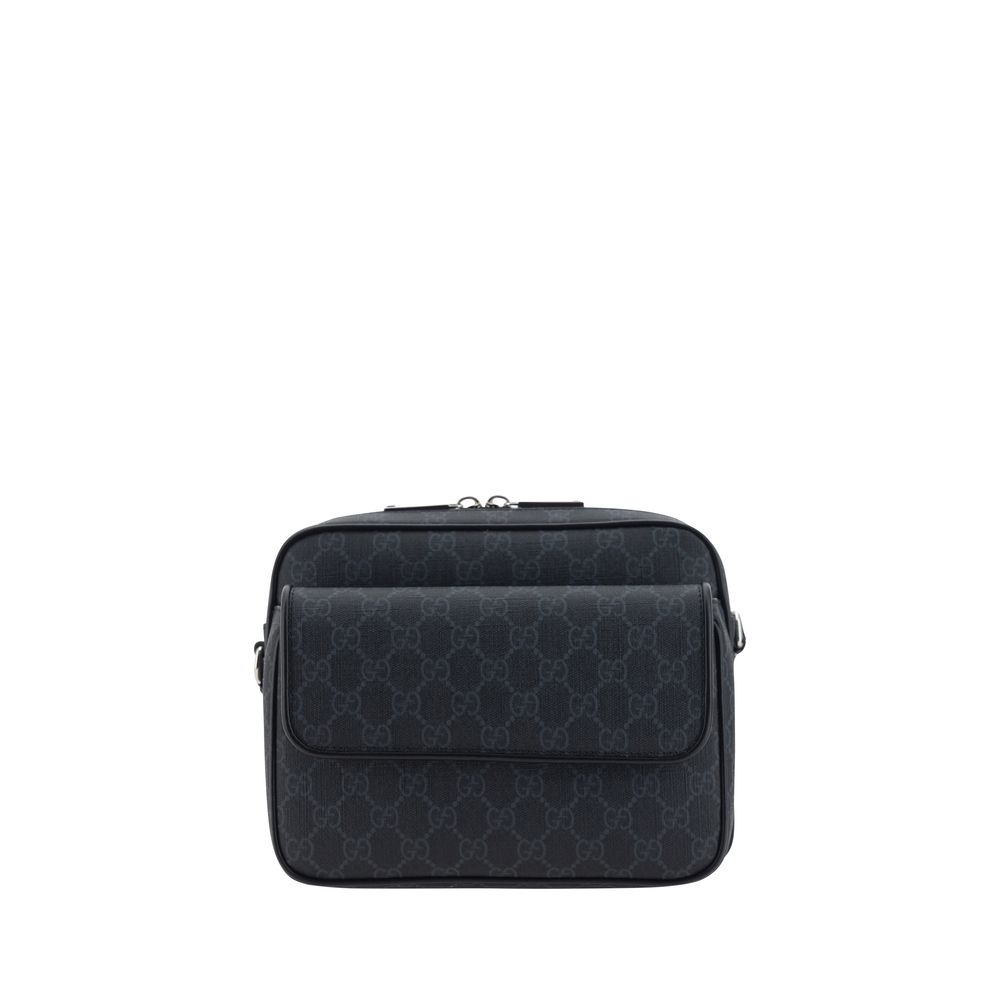 Gucci Gray Polyester Shoulder Bag | Regal Royce