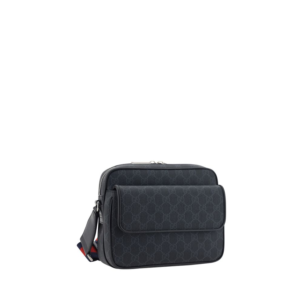 Gucci Gray Polyester Shoulder Bag | Regal Royce