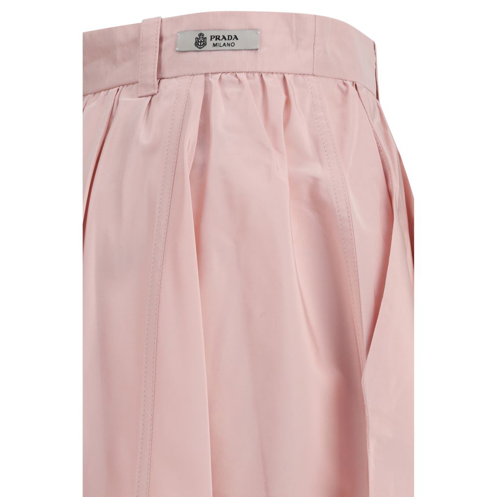 Prada Multicolor Silk Long Skirt | Regal Royce