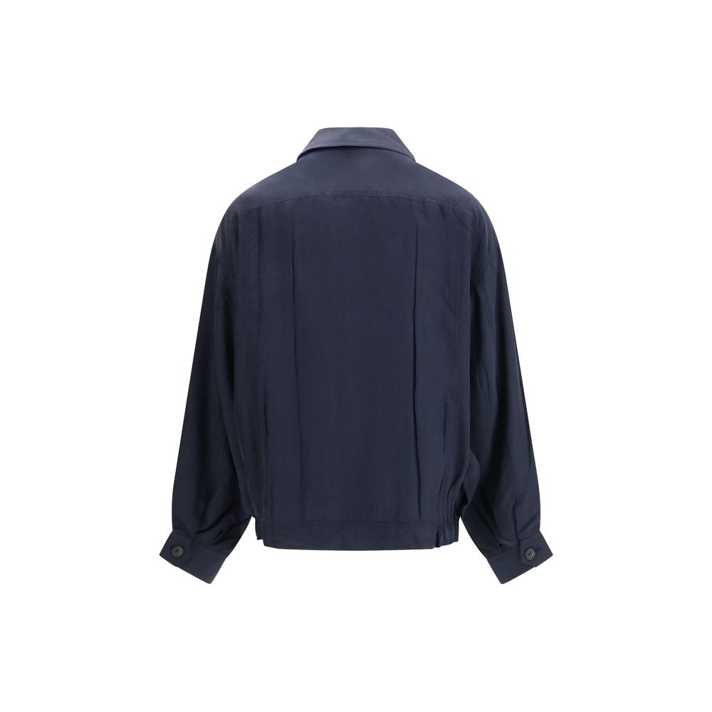 Prada Blue Silk Coat | Regal Royce