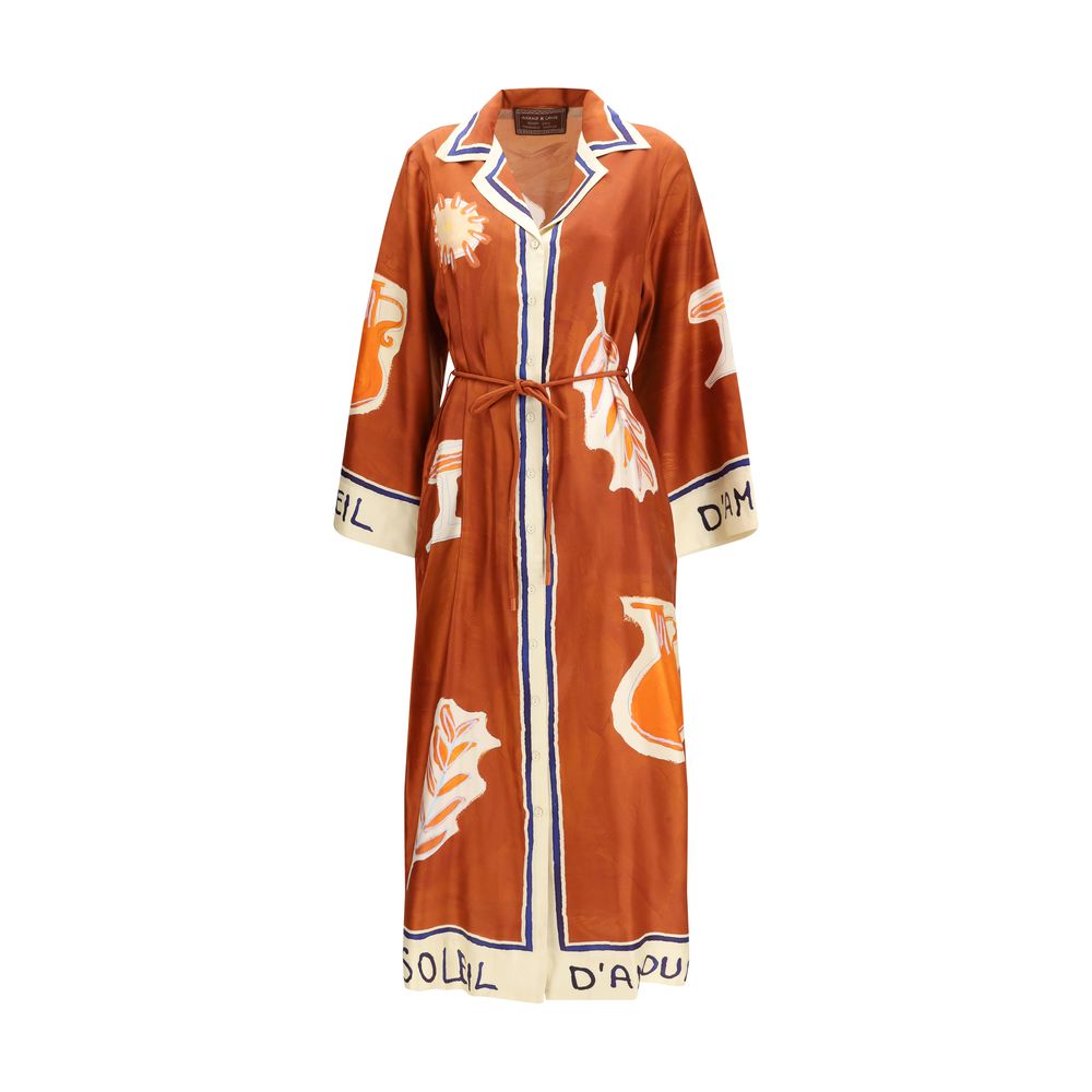 Alemais Multicolor Silk Casual Dress | Regal Royce