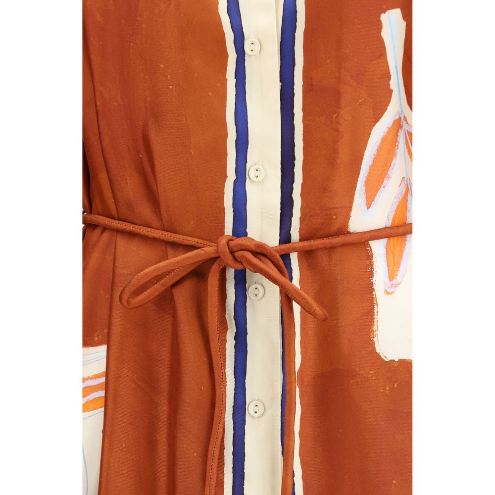 Alemais Multicolor Silk Casual Dress | Regal Royce