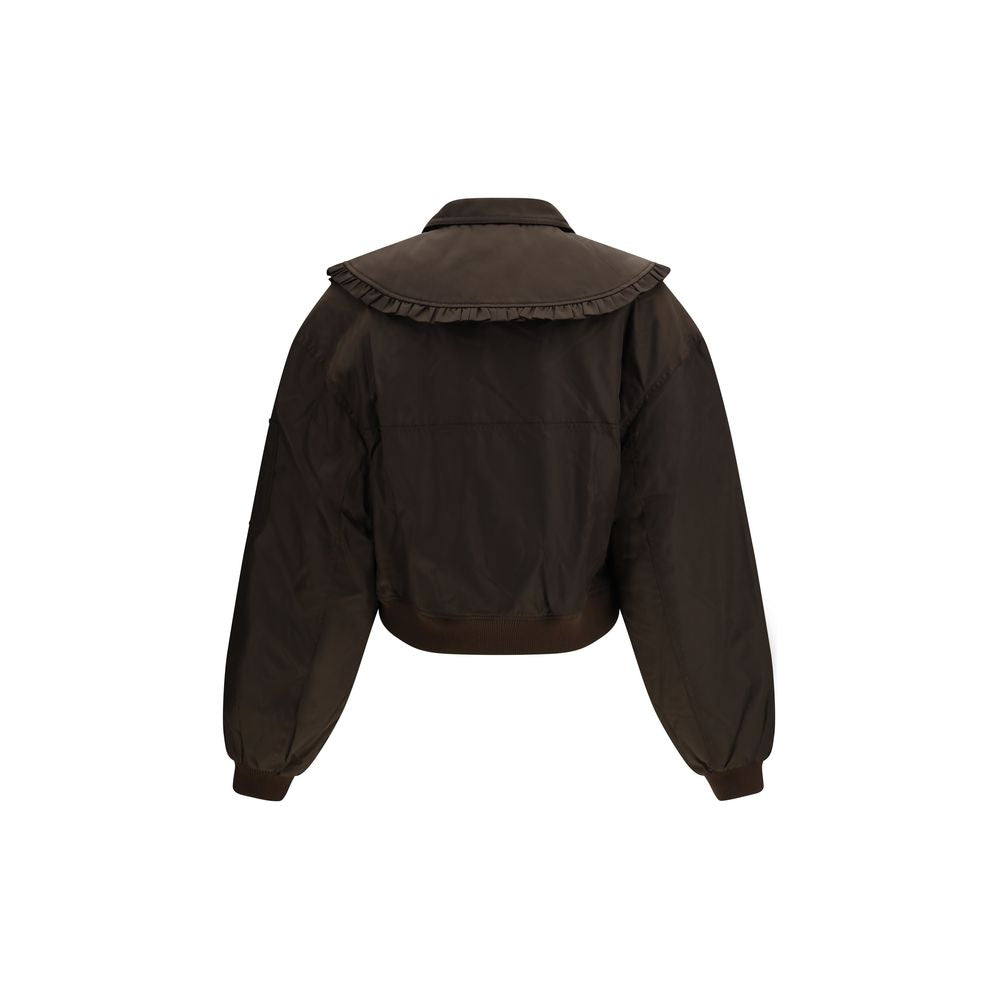 Ganni Bicolor Polyamide Bomber | Regal Royce