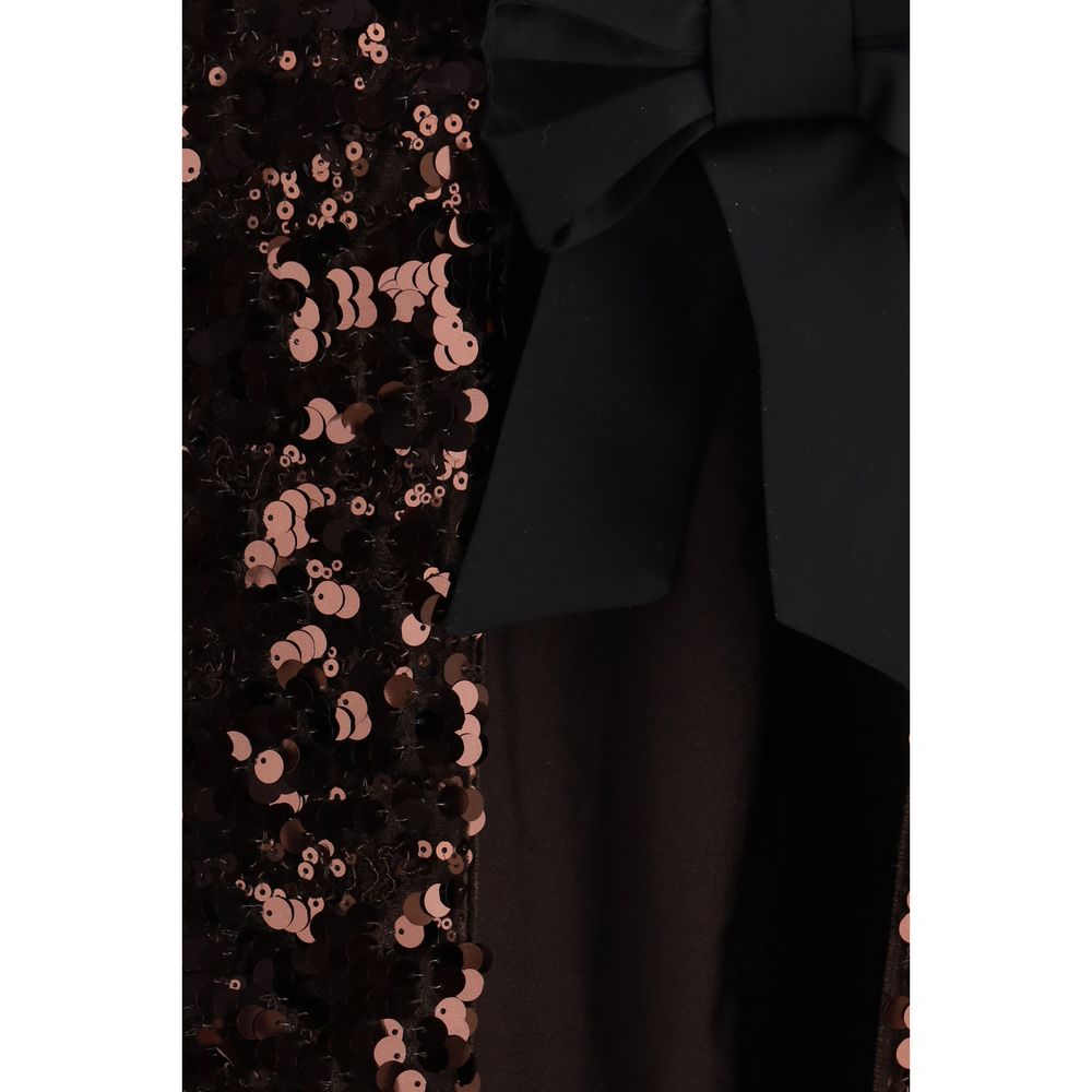 Ganni Brown Polyester Top | Regal Royce