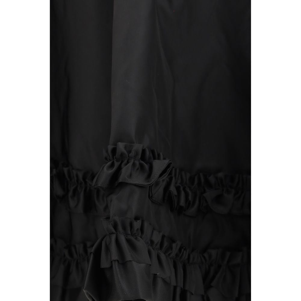 Ganni Black Recycled Polyamide Mini Skirt | Regal Royce