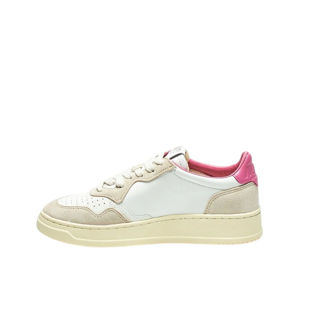 Autry White Leather Low Top Sneakers | Regal Royce