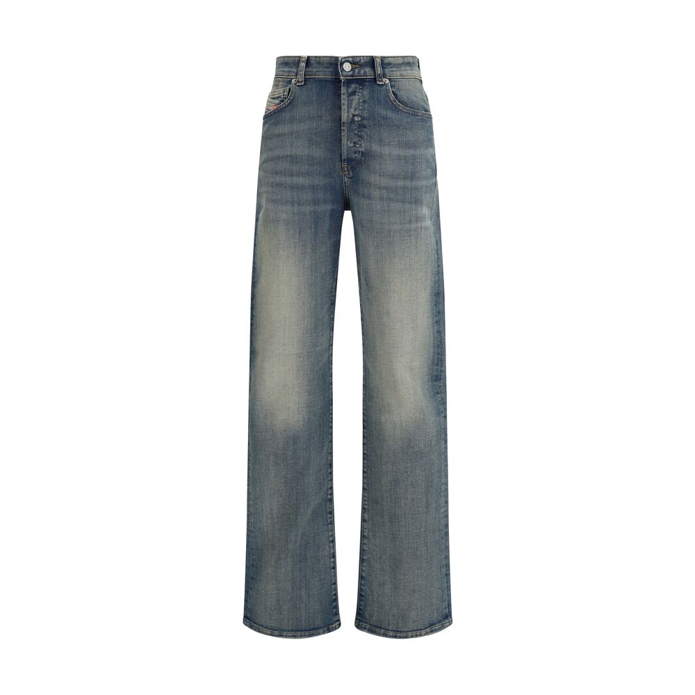 Diesel Blue Cotton Straight-Leg Jeans | Regal Royce