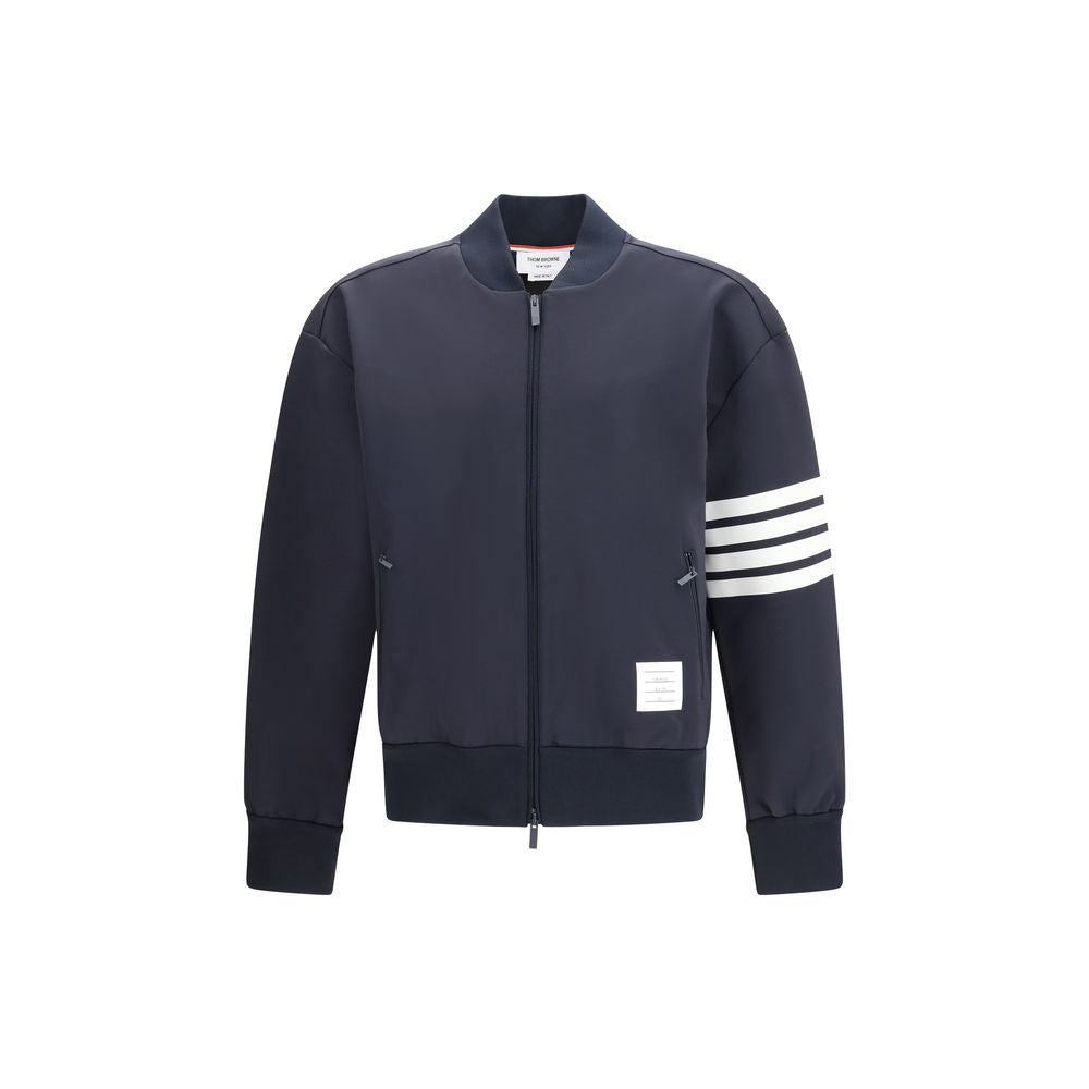 Thom Browne Blue Viscose Bomber | Regal Royce