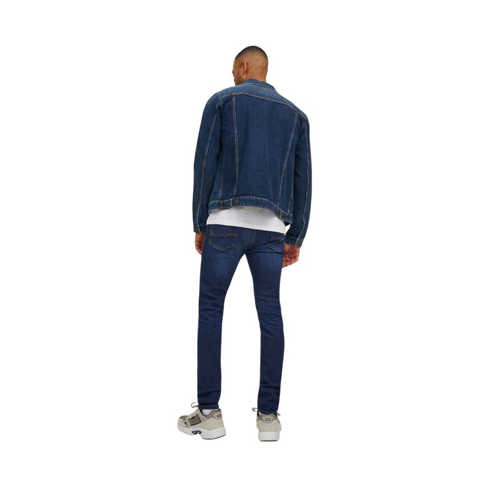 Jack Jones Blue Cotton Skinny Jeans | Regal Royce