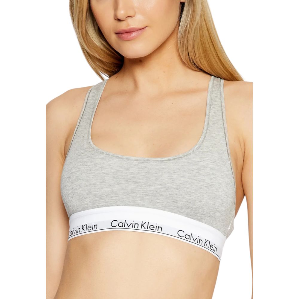 Calvin Klein Underwear Gray Cotton Bra | Regal Royce