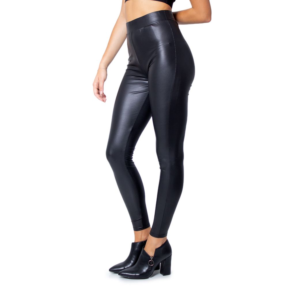 Only Black Polyester Leggings | Regal Royce