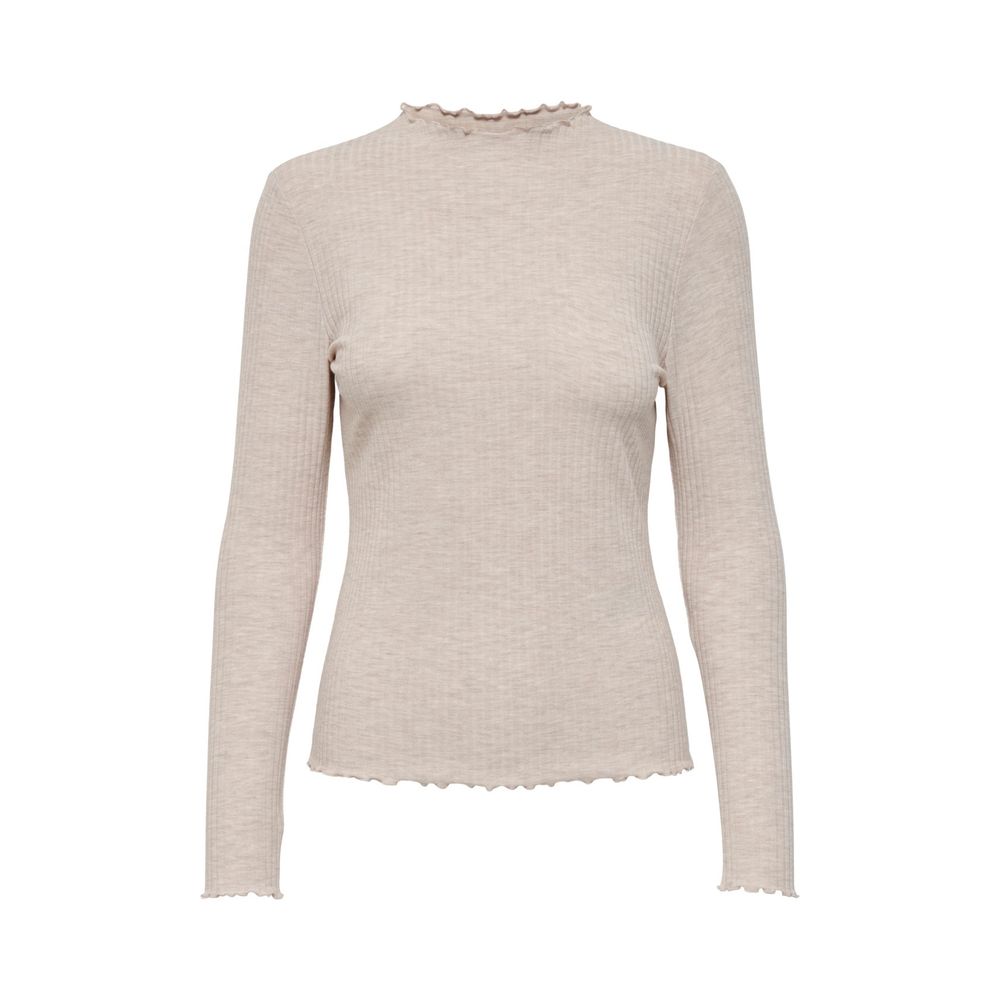 Only Beige Polyester Turtleneck | Regal Royce