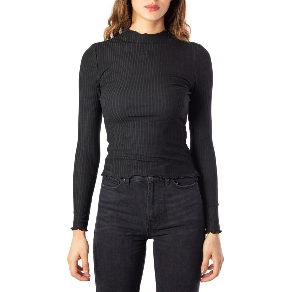 Only Black Polyester Turtleneck | Regal Royce