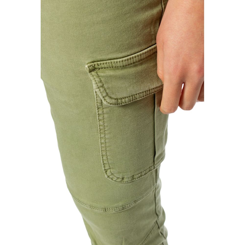 Only Green Cotton Skinny Pants | Regal Royce
