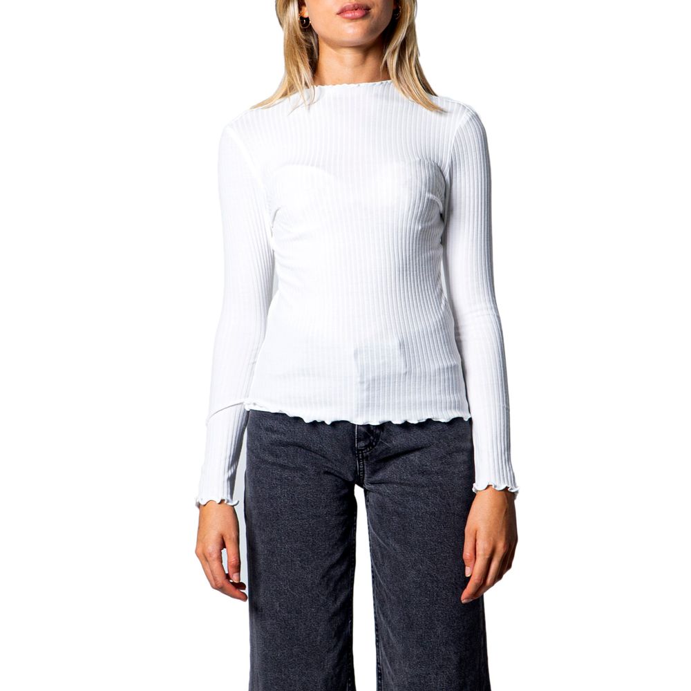 Only White Polyester Turtleneck | Regal Royce