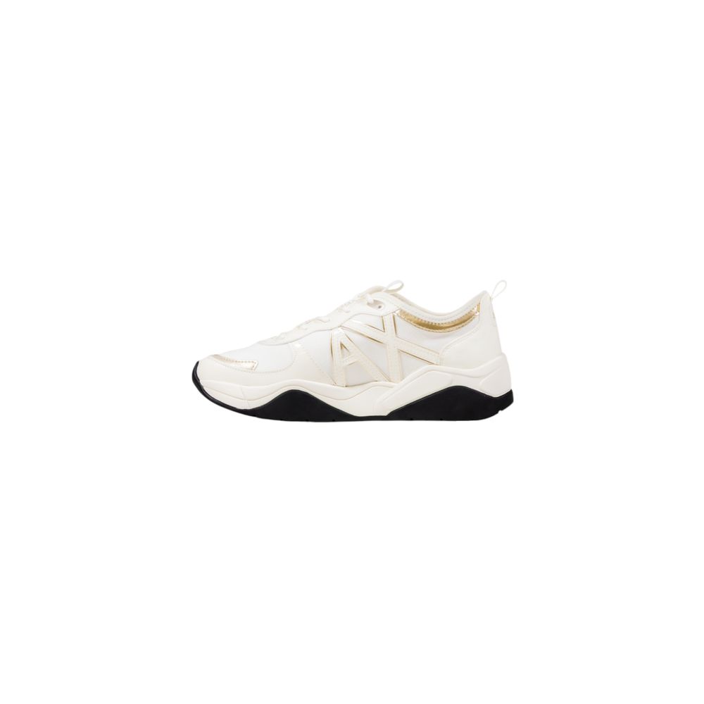 Armani Exchange White Polyester Athletic Sneakers | Regal Royce
