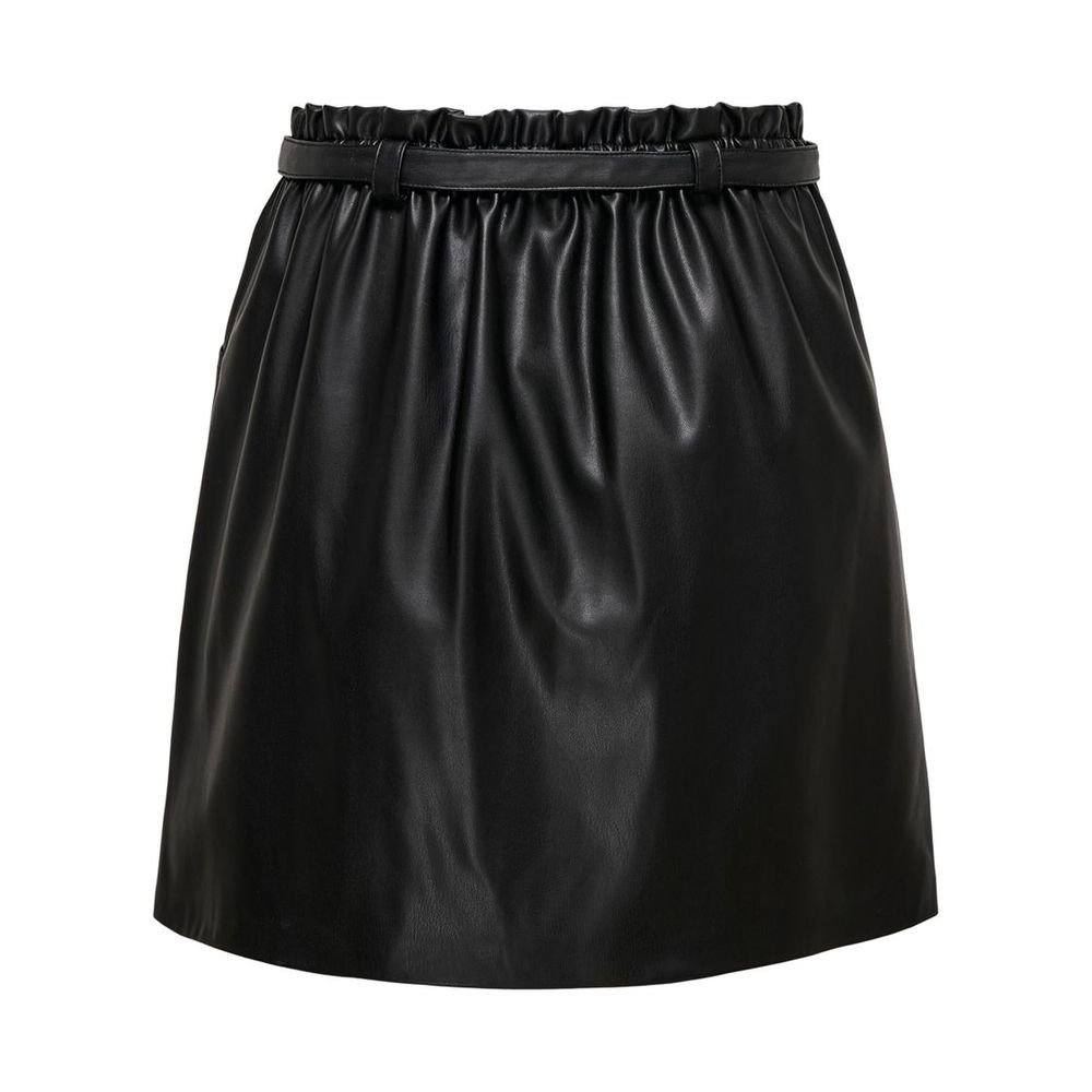 Only Black Polyester Mini Skirt | Regal Royce