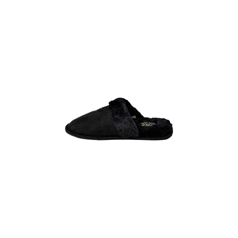 Ralph Lauren Black Polyester Slippers | Regal Royce