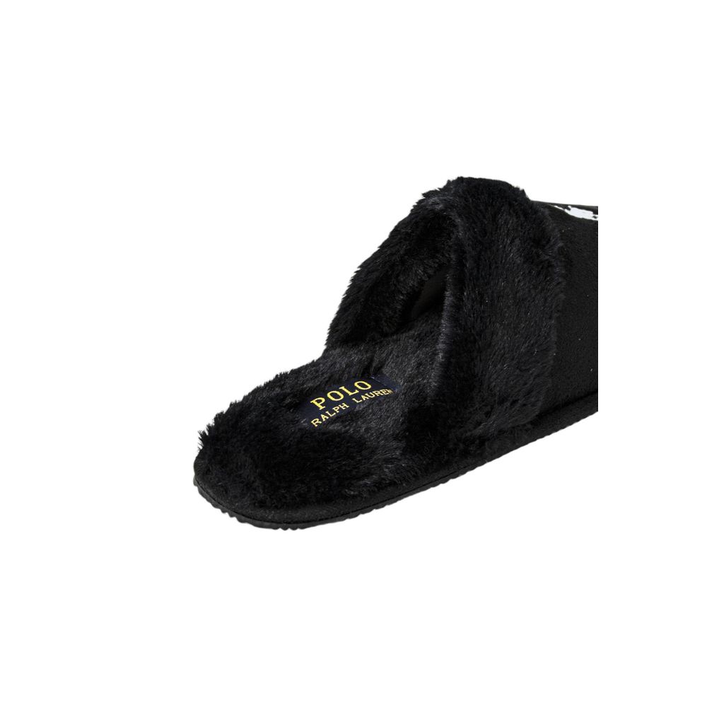 Ralph Lauren Black Polyester Slippers | Regal Royce