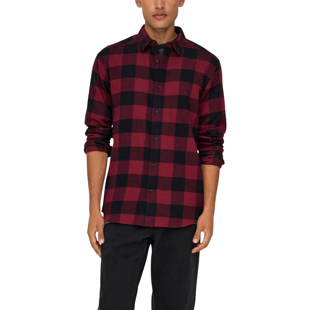 Only & Sons Multicolor Cotton Pattern Shirt | Regal Royce