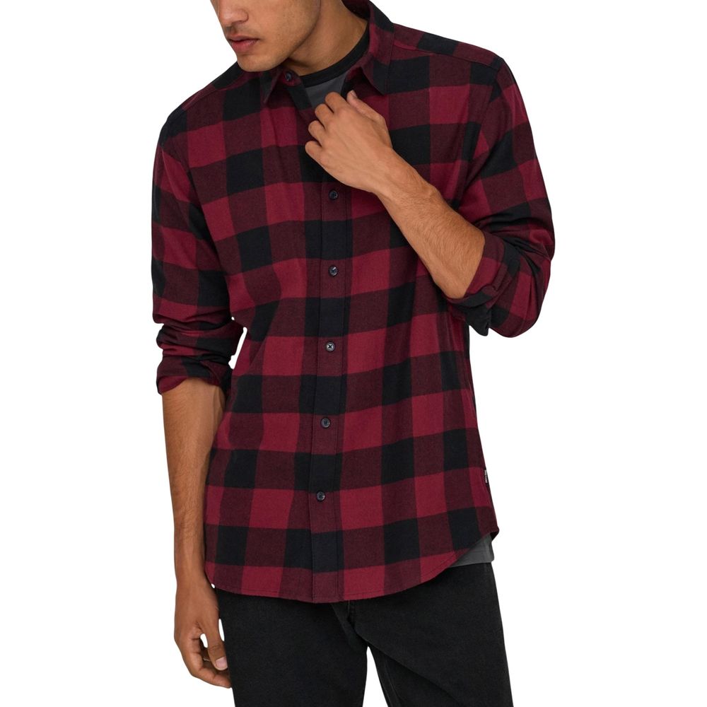 Only & Sons Multicolor Cotton Pattern Shirt | Regal Royce