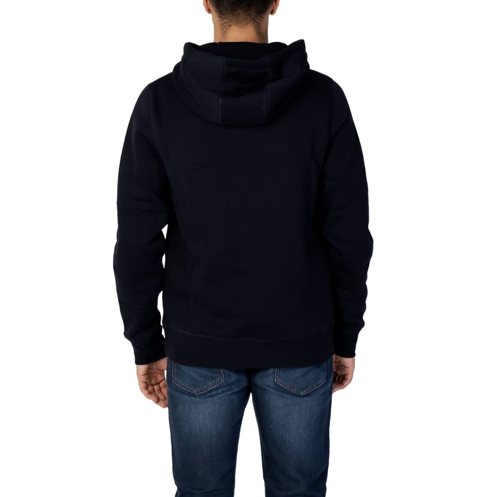 Tommy Hilfiger Blue Cotton Hoodie | Regal Royce