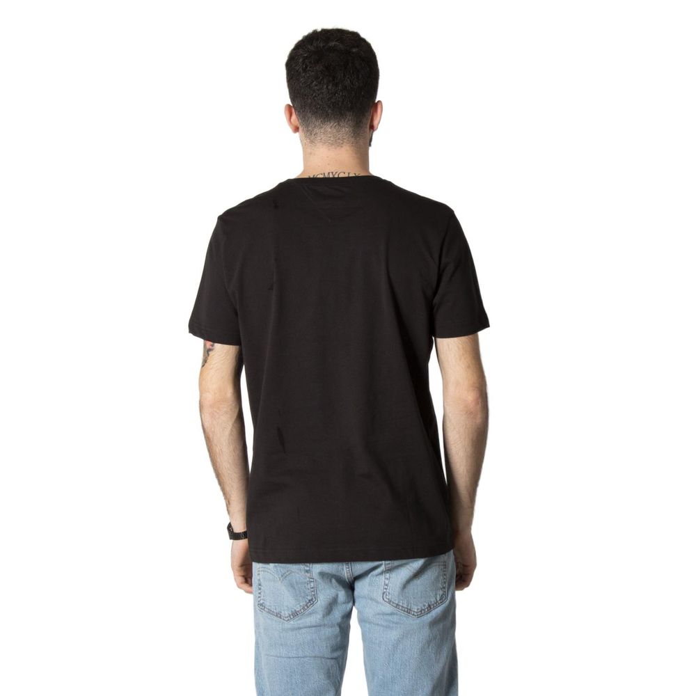 Tommy Hilfiger Black Cotton T-Shirt | Regal Royce