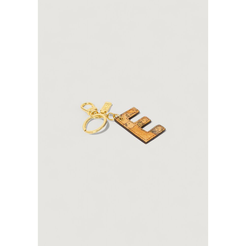 Alviero Martini Prima Classe Beige Leather Keychain | Regal Royce