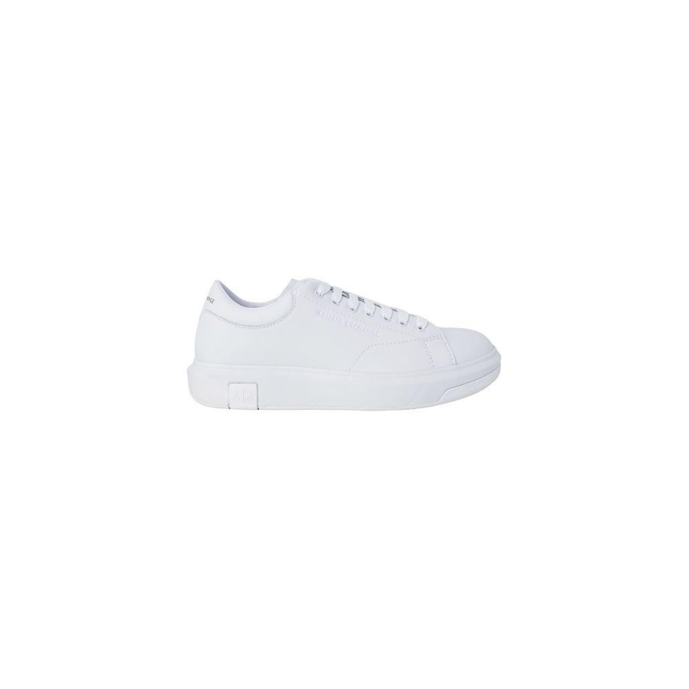 Armani Exchange White Leather Low Top Sneakers | Regal Royce