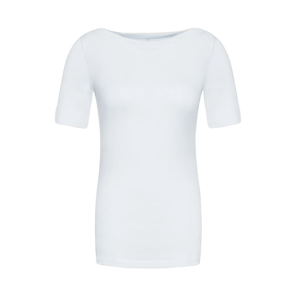 Vero Moda White Viscose T-Shirt | Regal Royce
