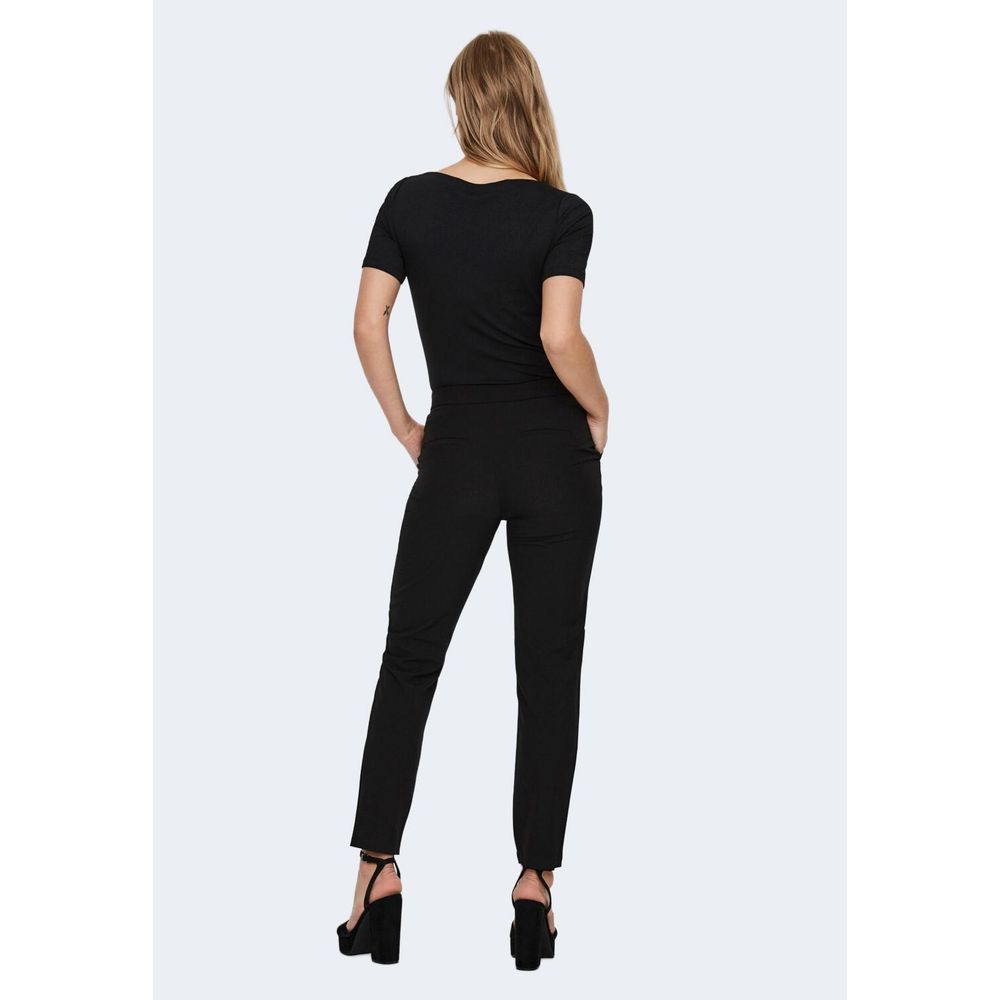 Vero Moda Black Viscose T-Shirt | Regal Royce