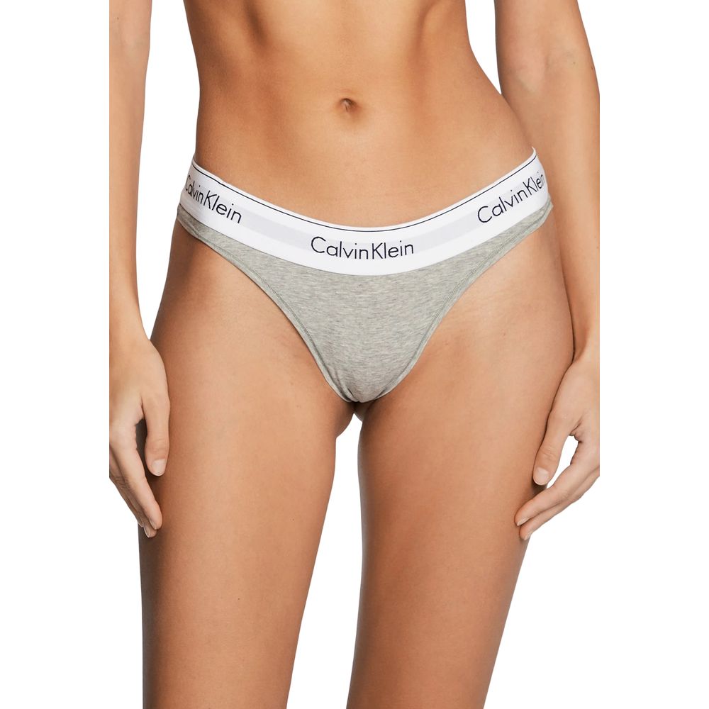 Calvin Klein Underwear Gray Cotton Pantie | Regal Royce