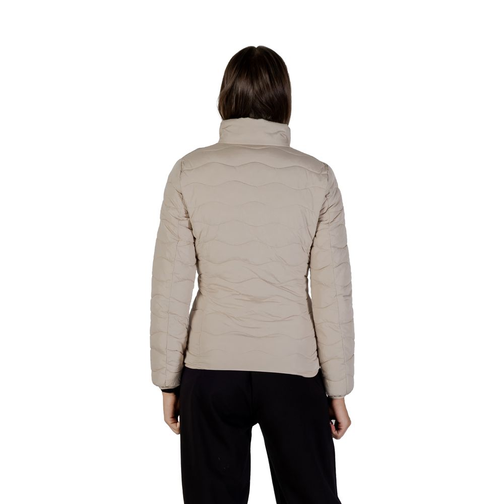 EA7 Emporio Armani Beige Polyester Bomber | Regal Royce