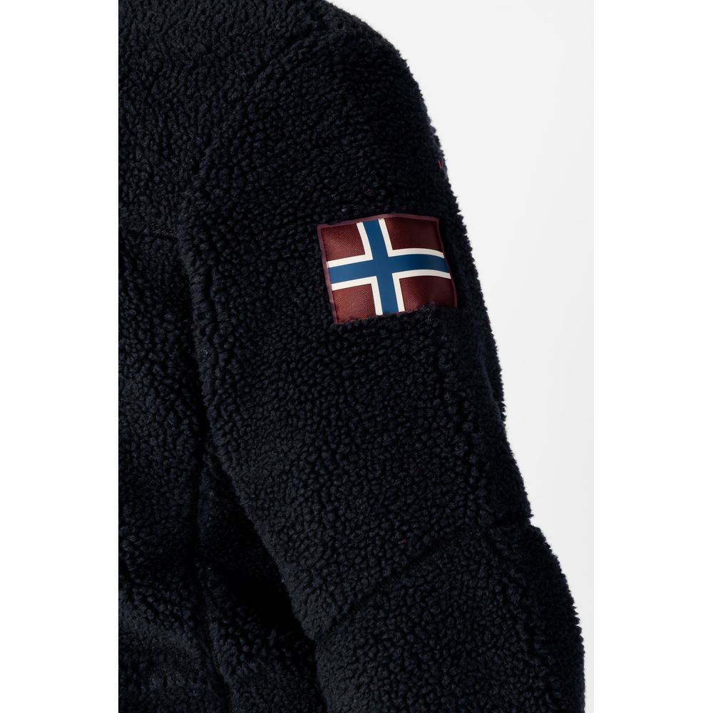 Napapijri Black Polyester Sweatshirt | Regal Royce