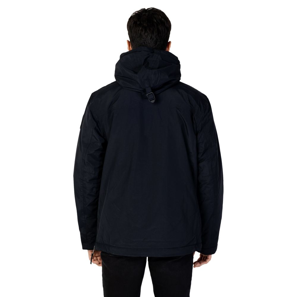 Napapijri Black Polyester Parka | Regal Royce