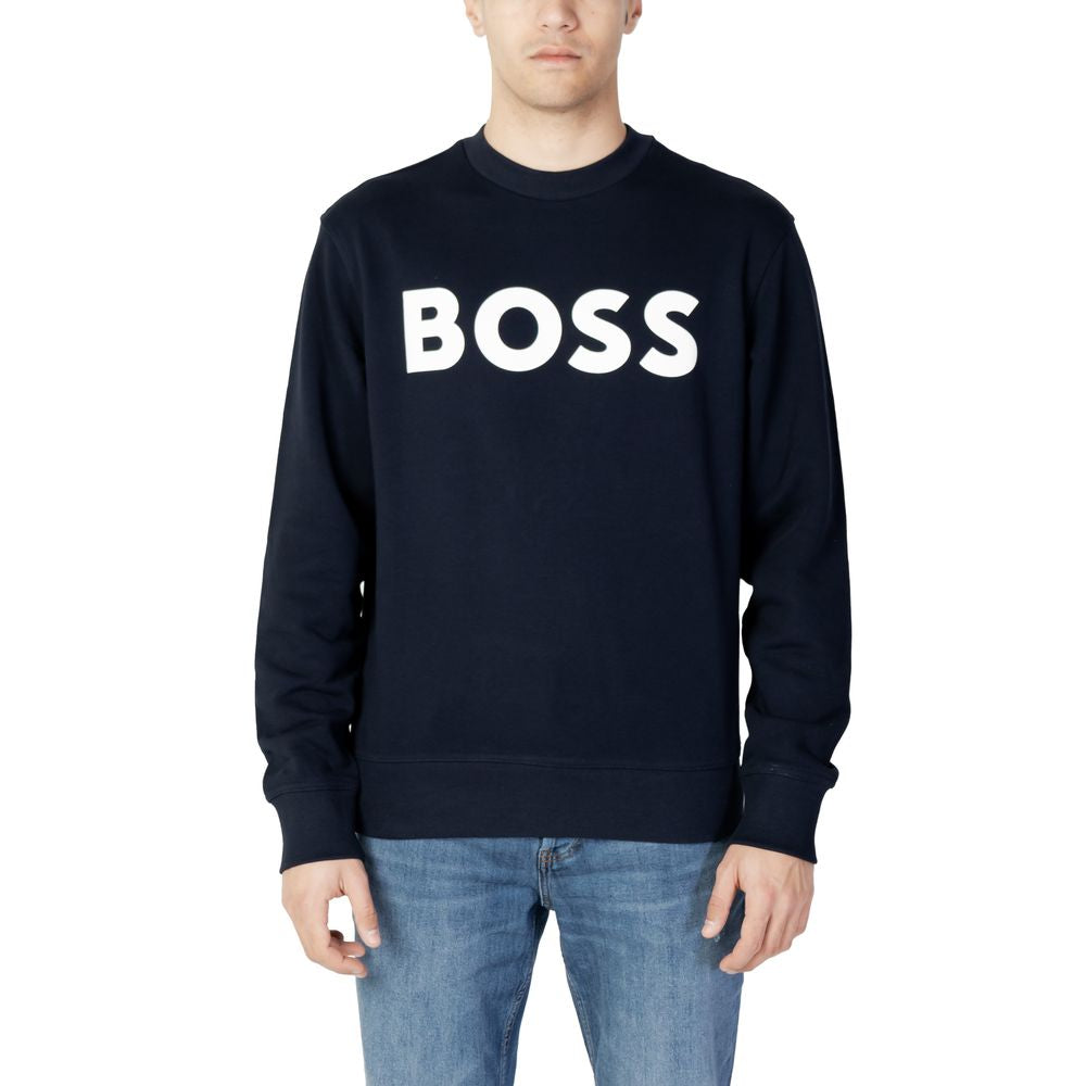 Hugo Boss Blue Cotton Sweatshirt | Regal Royce