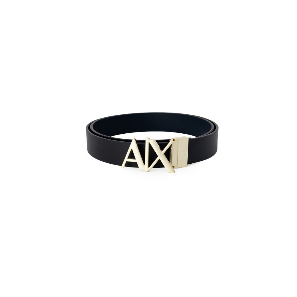 Armani Exchange Blue Leather Regular Belt | Regal Royce